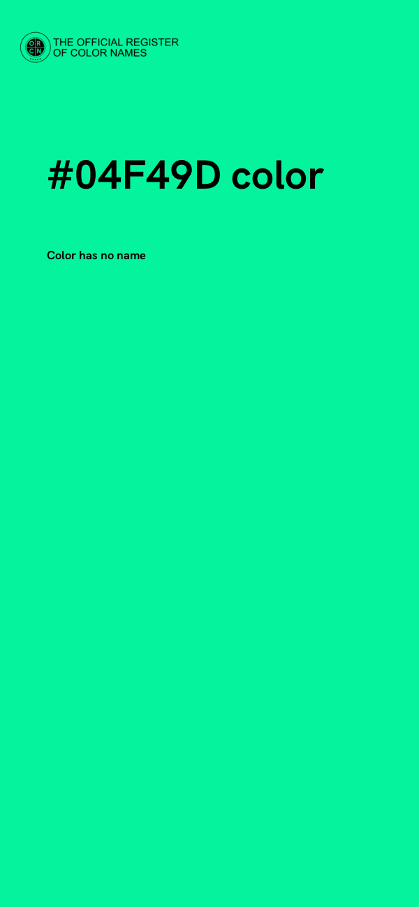 #04F49D color image