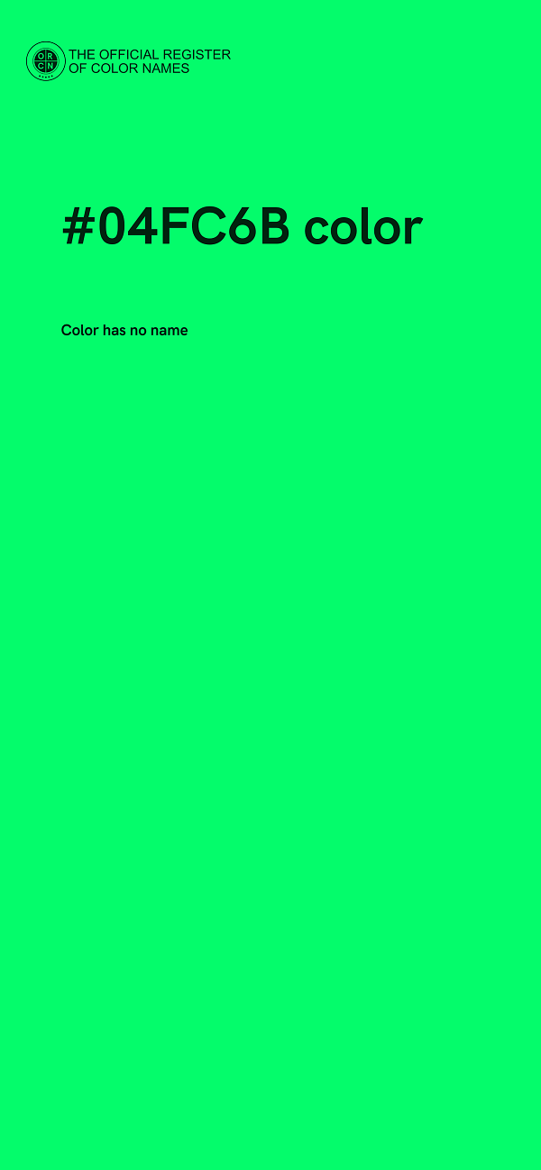 #04FC6B color image