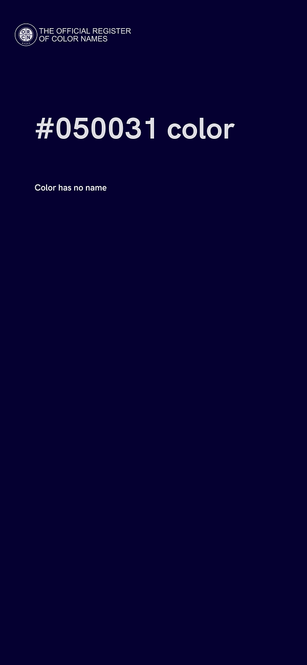 #050031 color image
