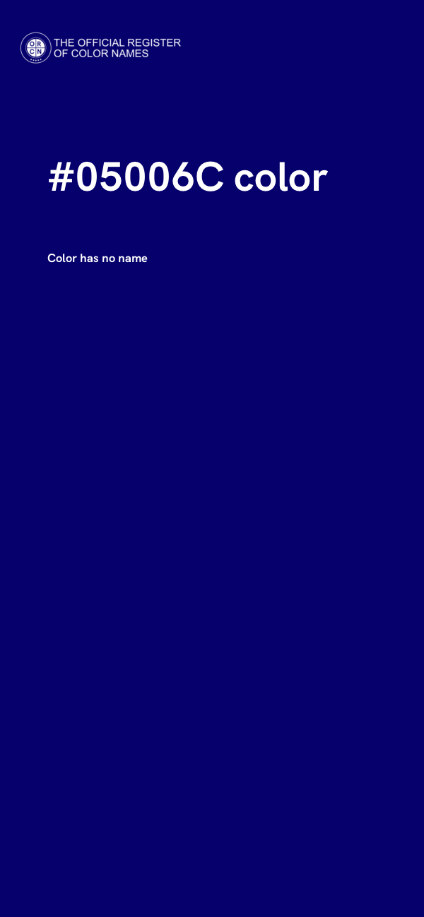 #05006C color image