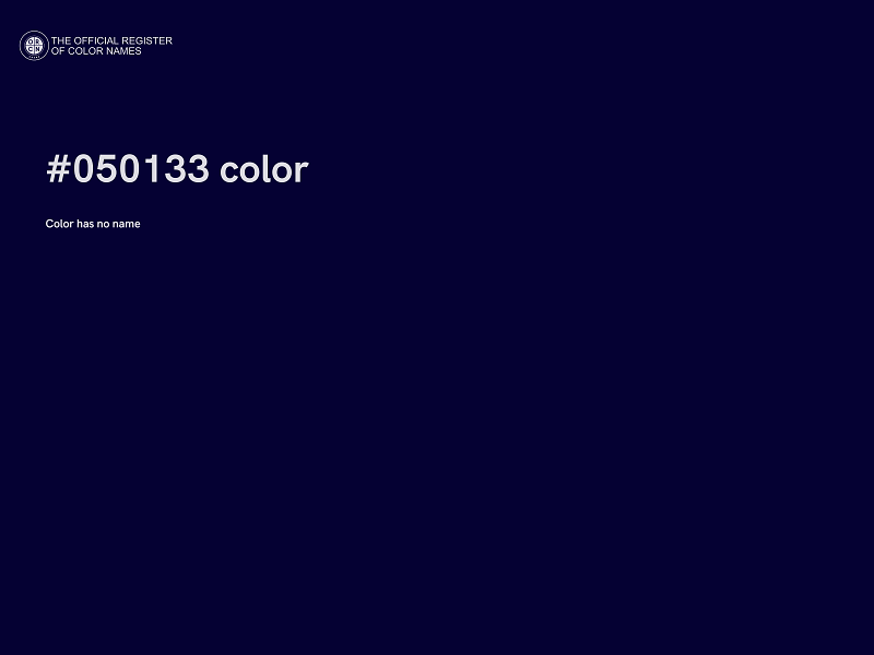 #050133 color image