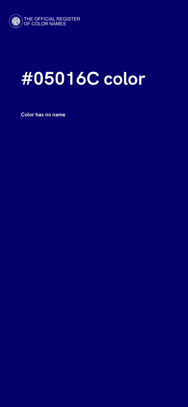 #05016C color image