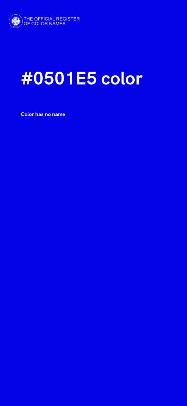 #0501E5 color image