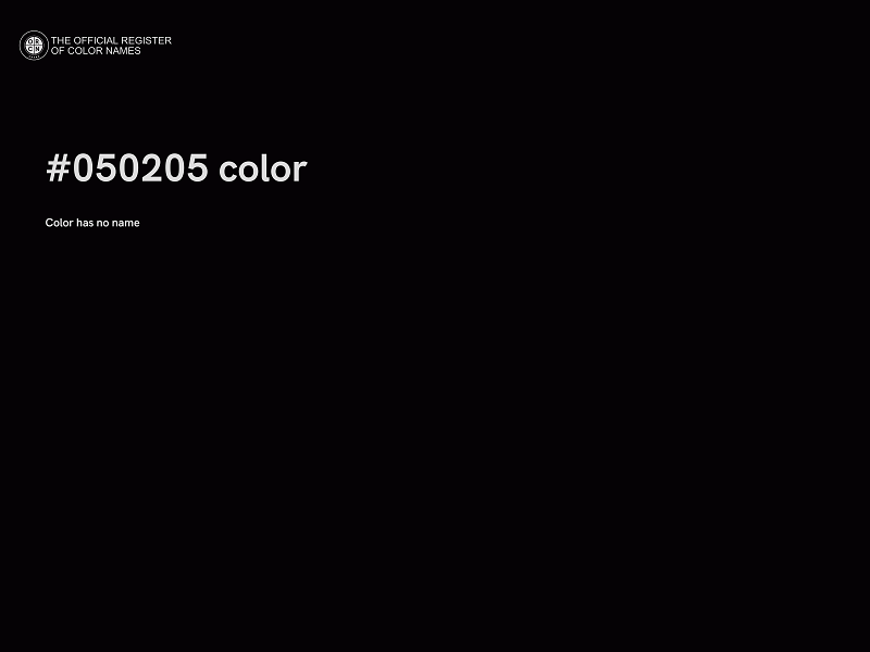 #050205 color image