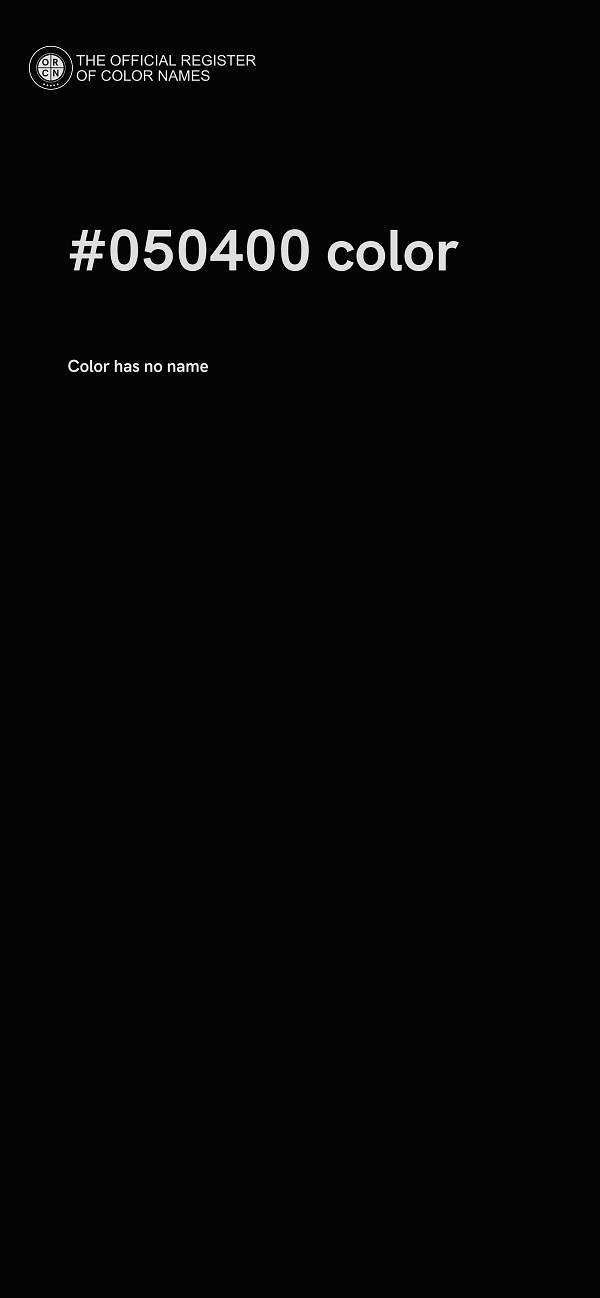 #050400 color image