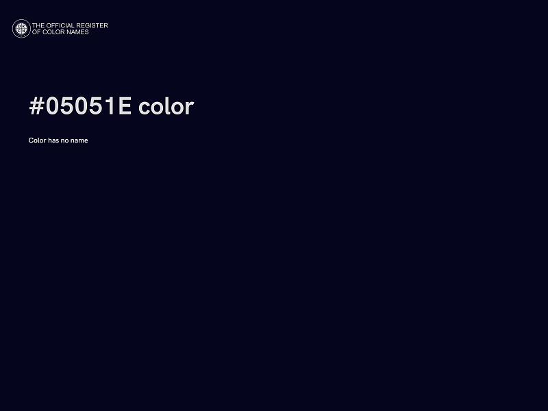 #05051E color image