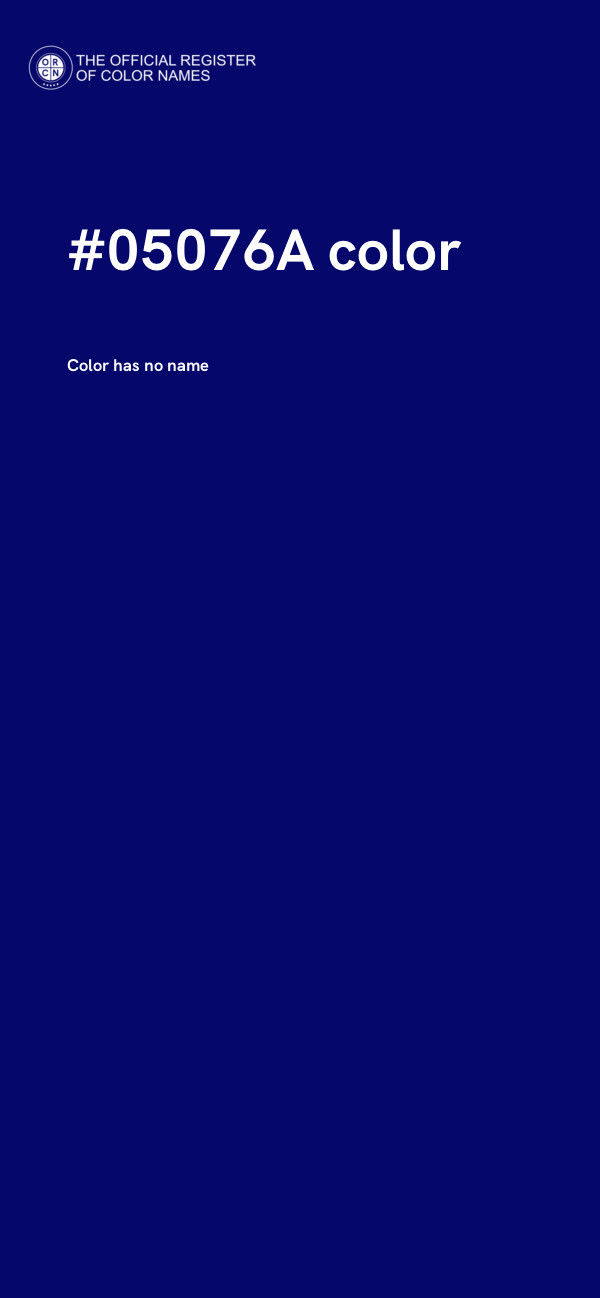 #05076A color image