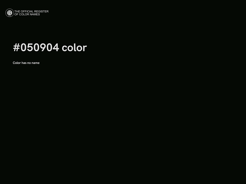#050904 color image