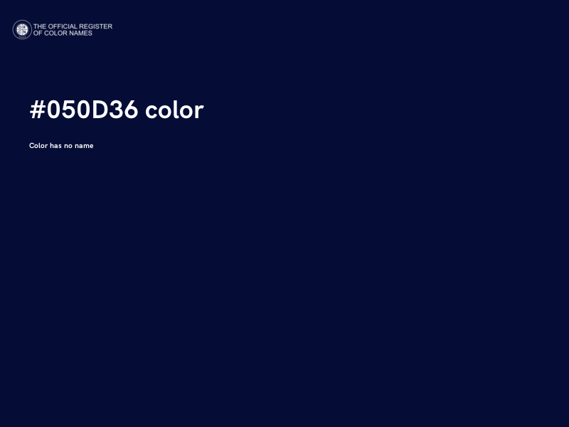 #050D36 color image