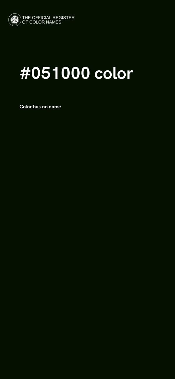 #051000 color image
