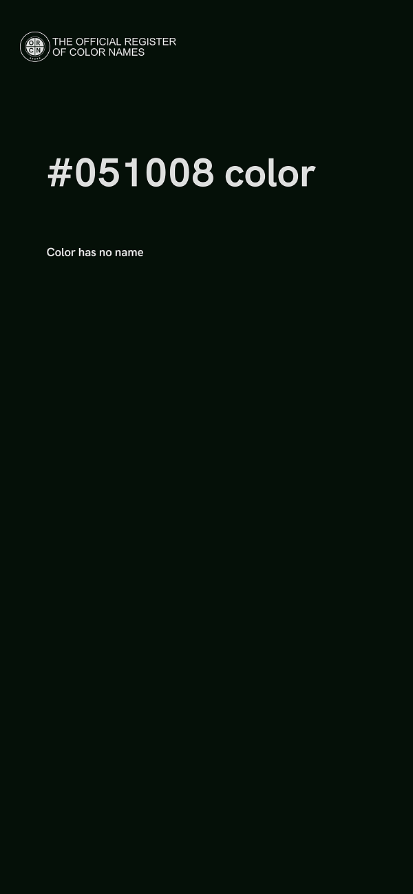 #051008 color image