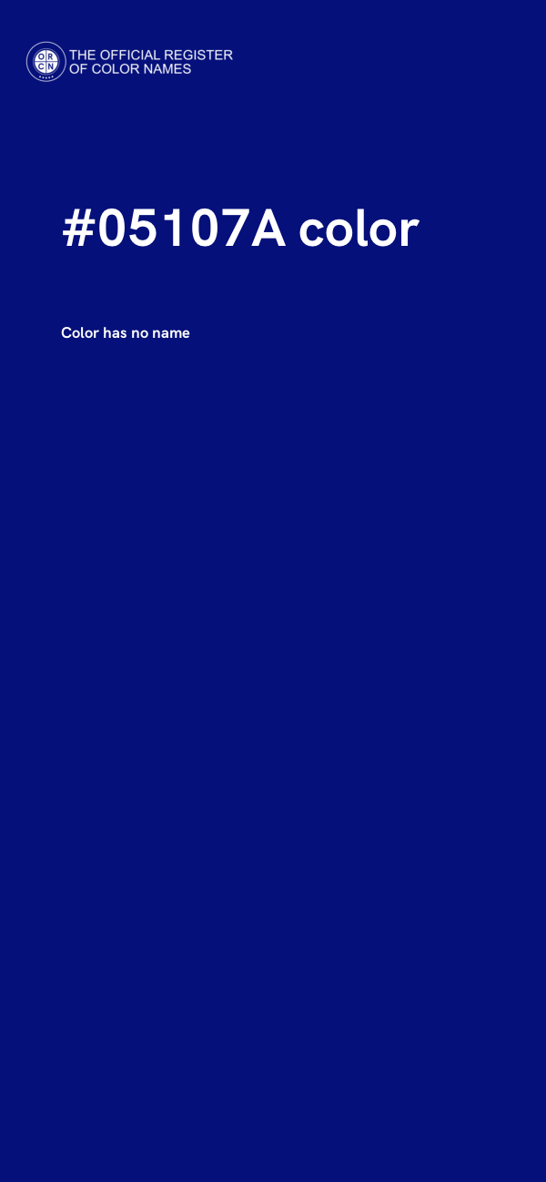 #05107A color image