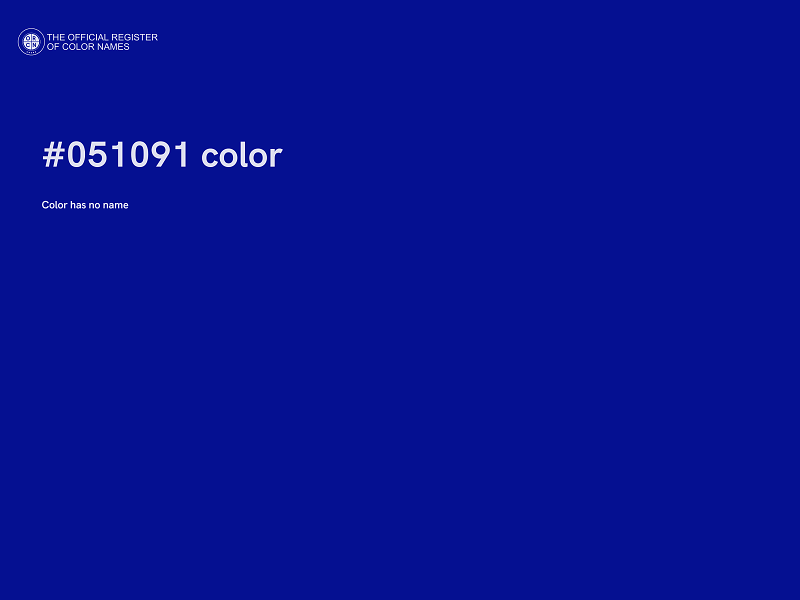 #051091 color image