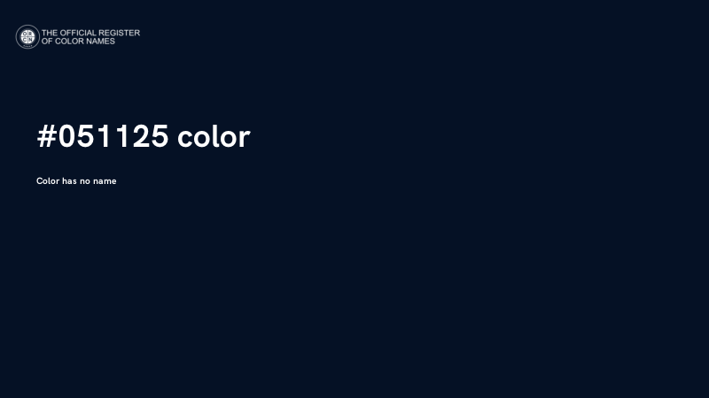 #051125 color image