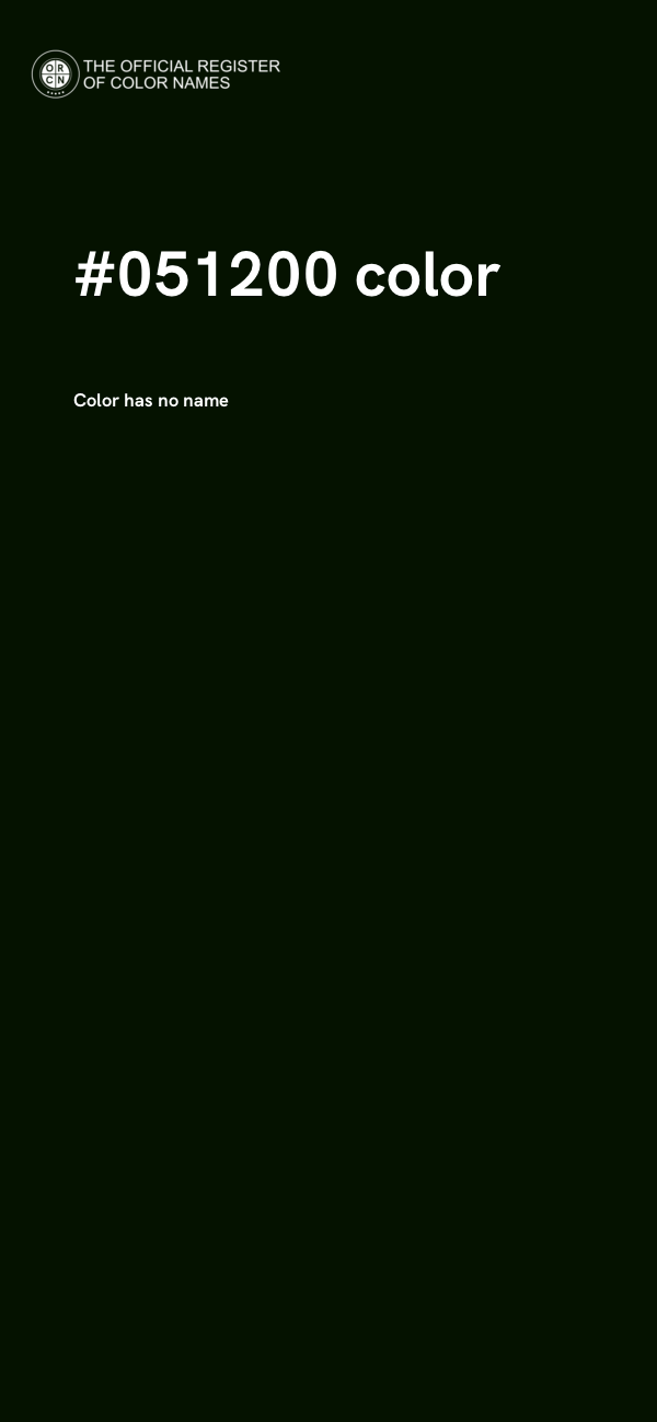 #051200 color image