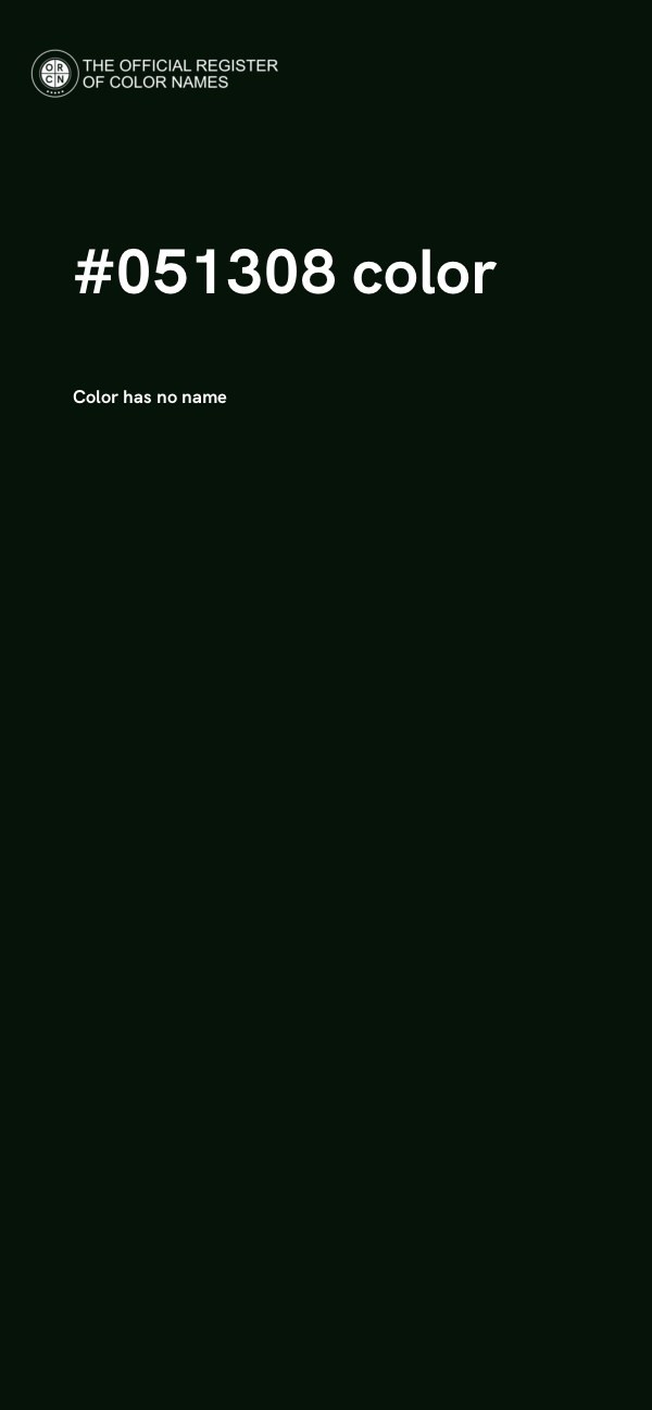 #051308 color image