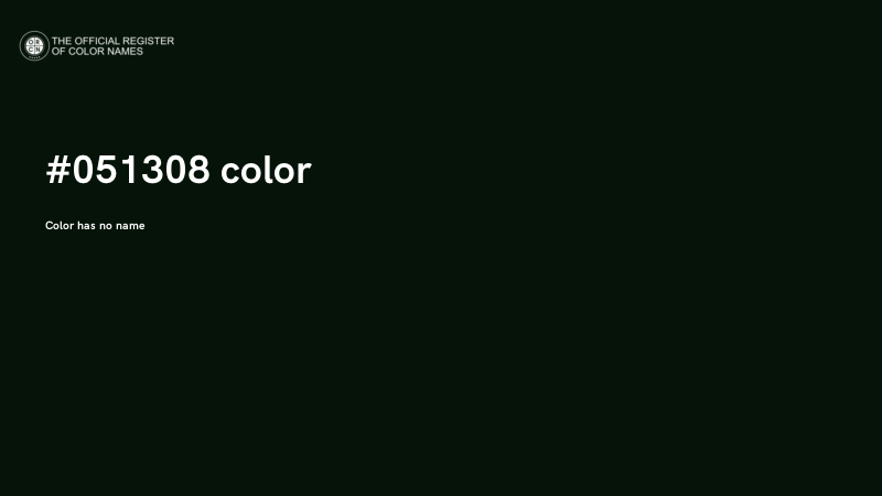 #051308 color image