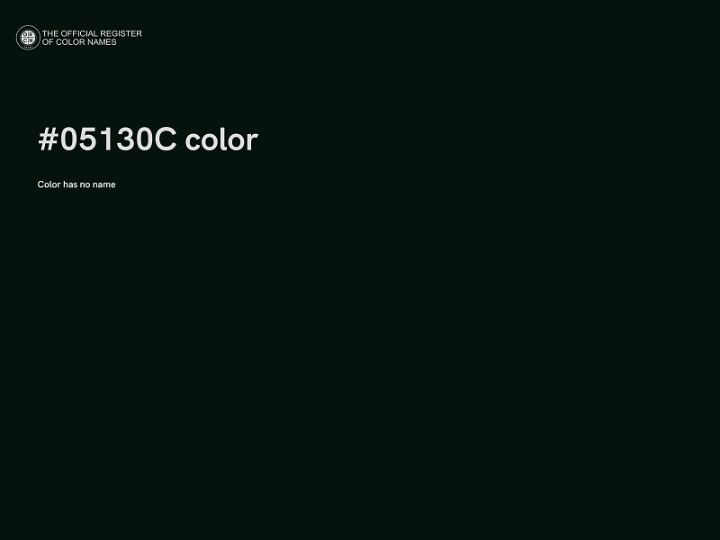 #05130C color image