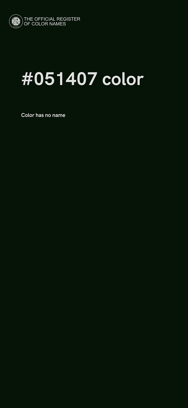 #051407 color image