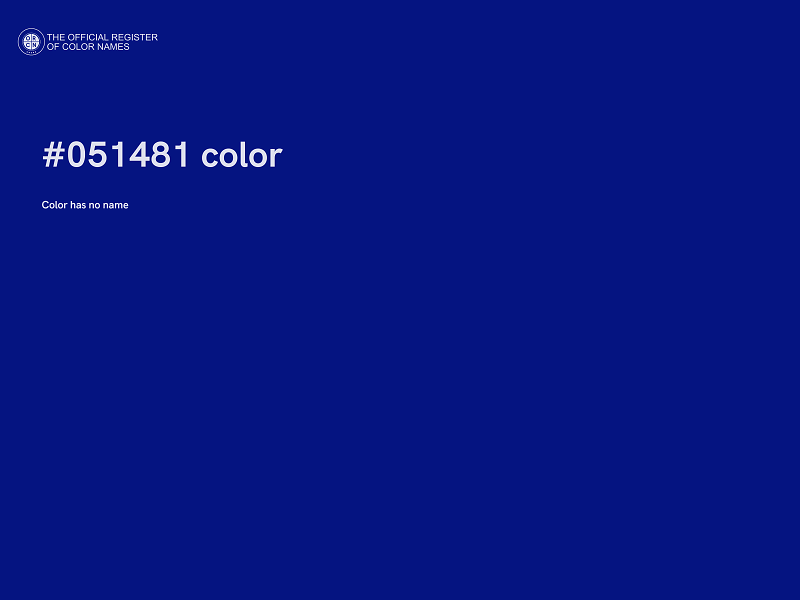 #051481 color image