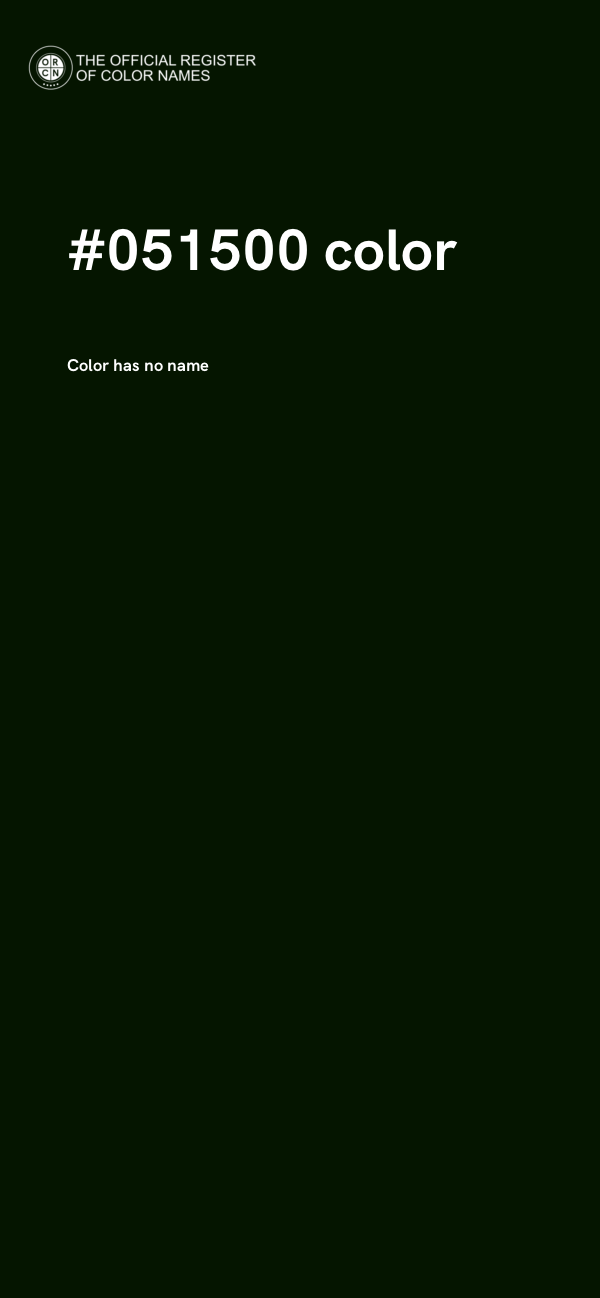 #051500 color image