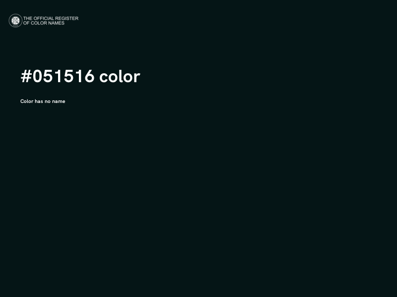 #051516 color image
