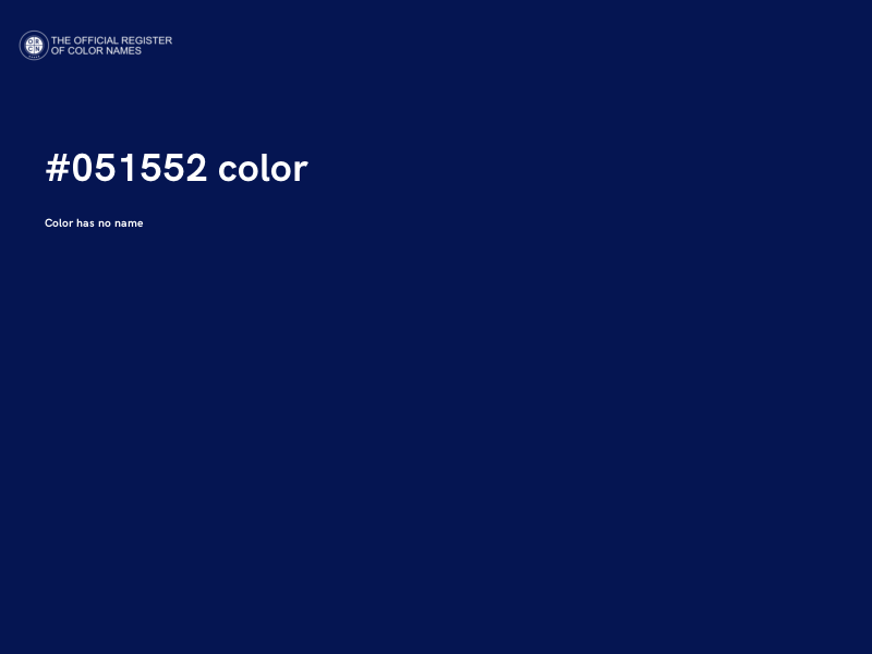#051552 color image