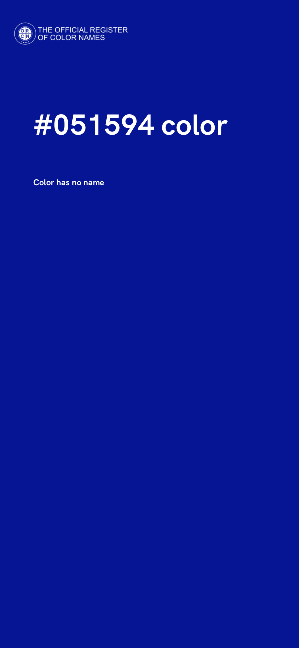 #051594 color image