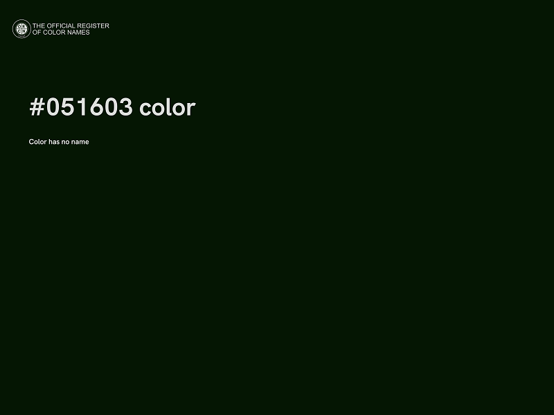 #051603 color image