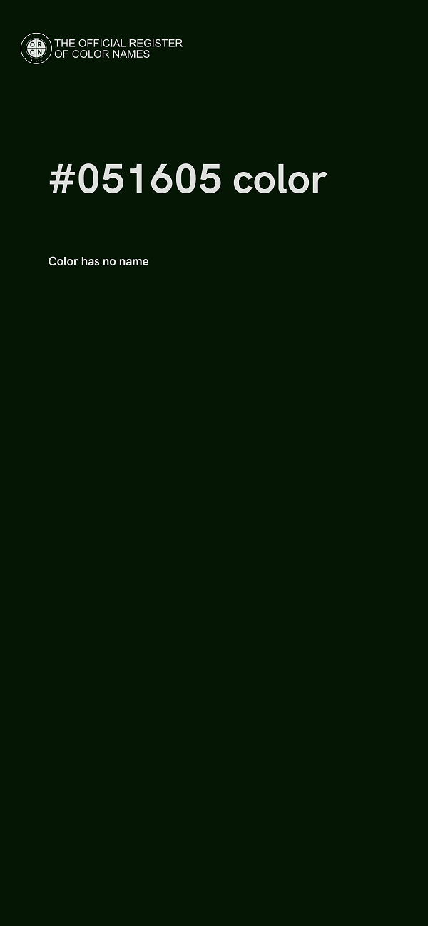#051605 color image