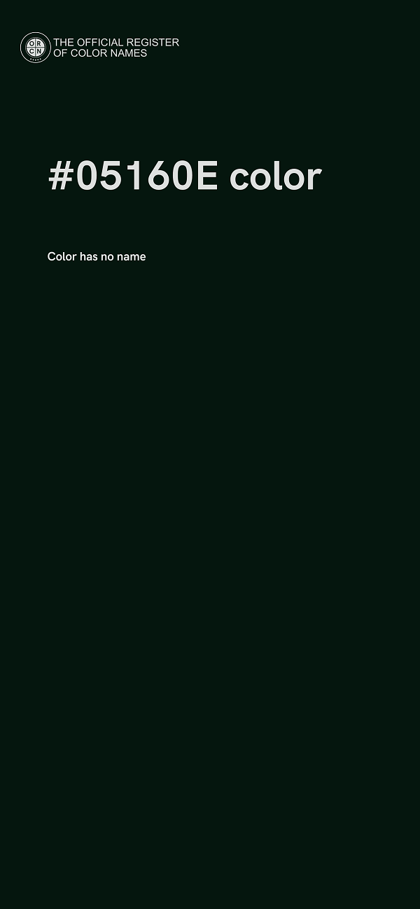 #05160E color image