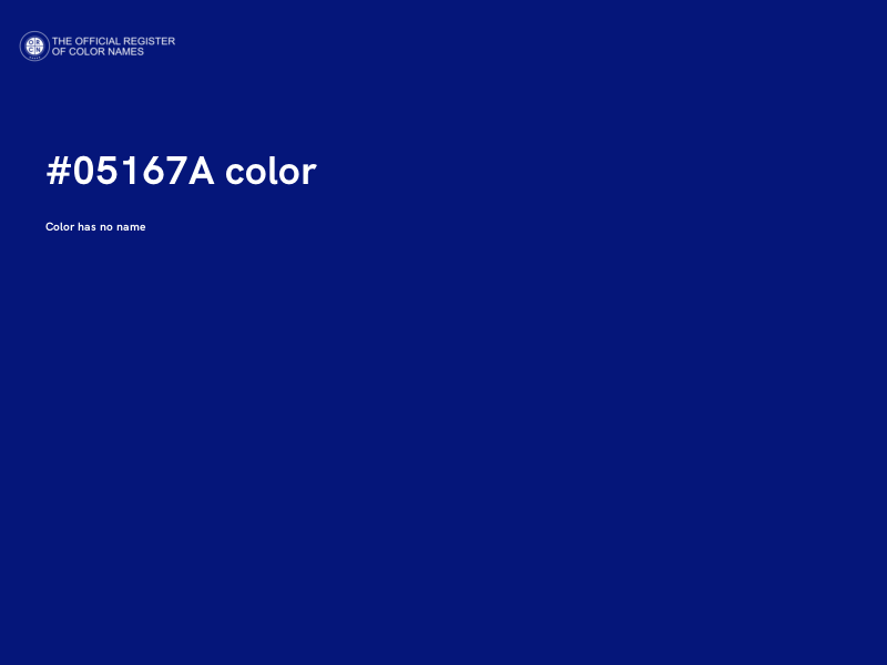 #05167A color image