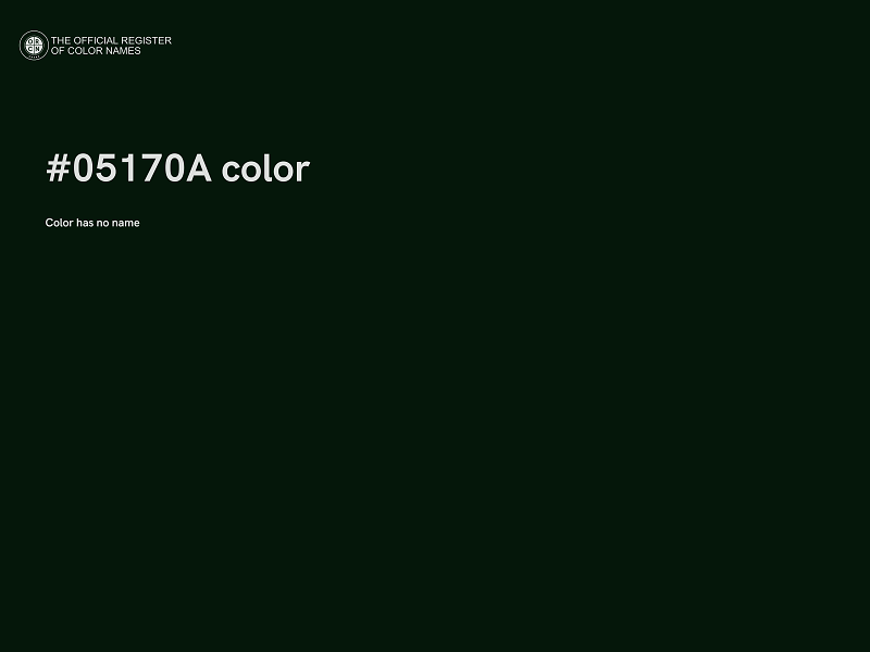 #05170A color image