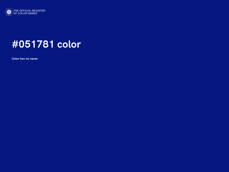 #051781 color image