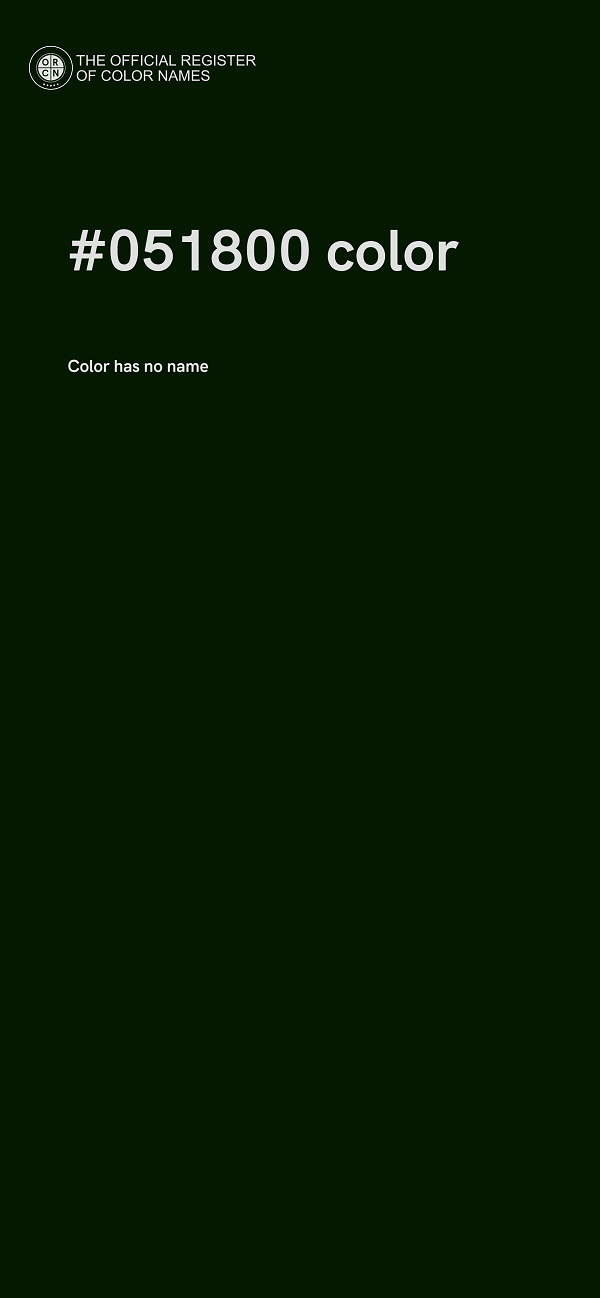 #051800 color image
