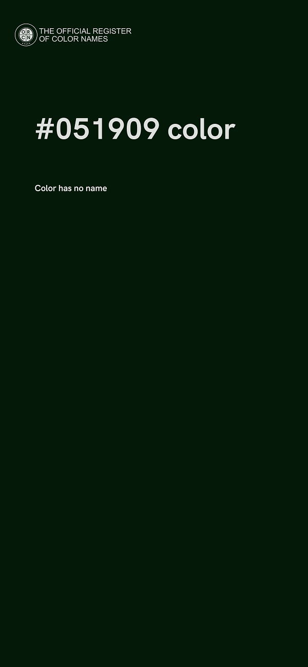 #051909 color image