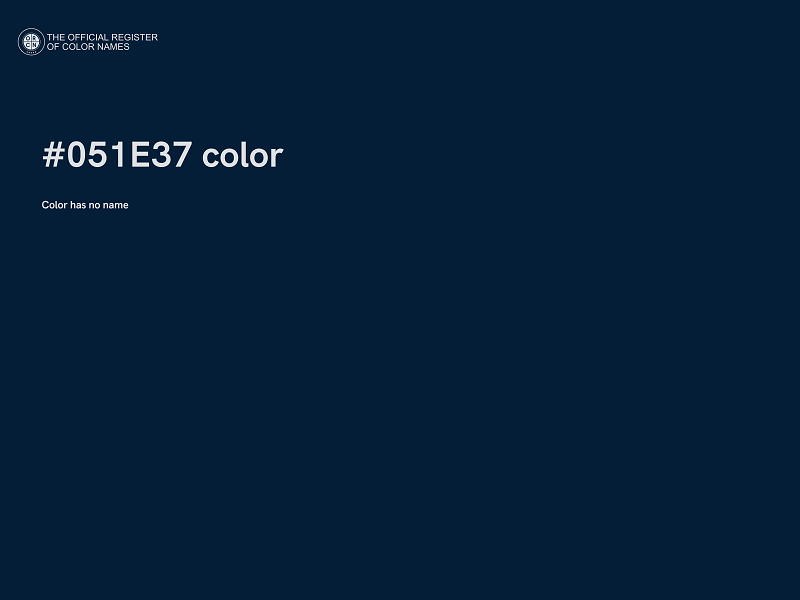#051E37 color image