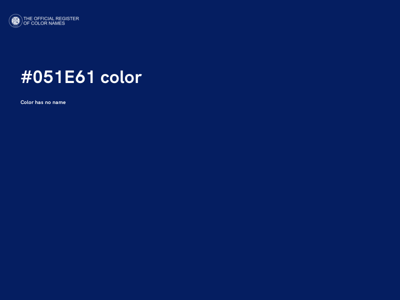 #051E61 color image