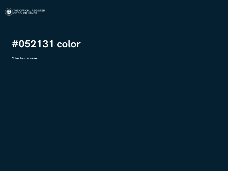 #052131 color image