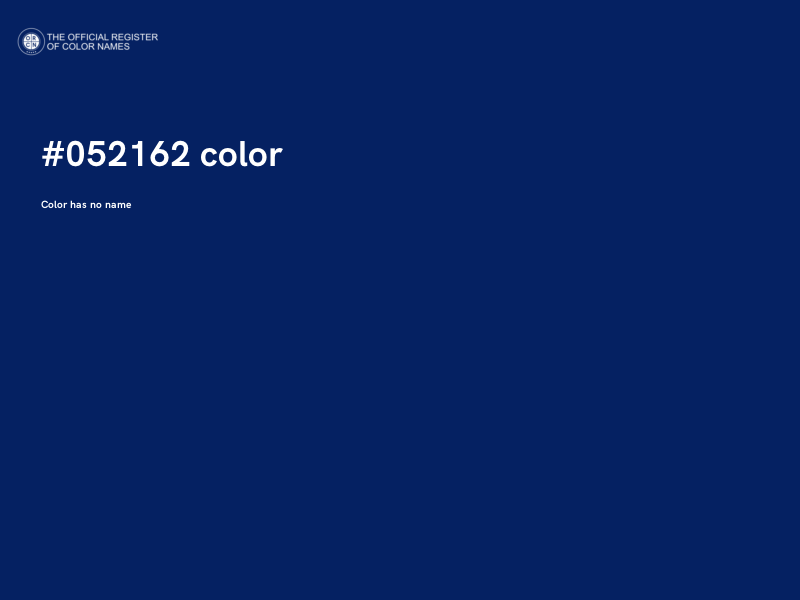 #052162 color image