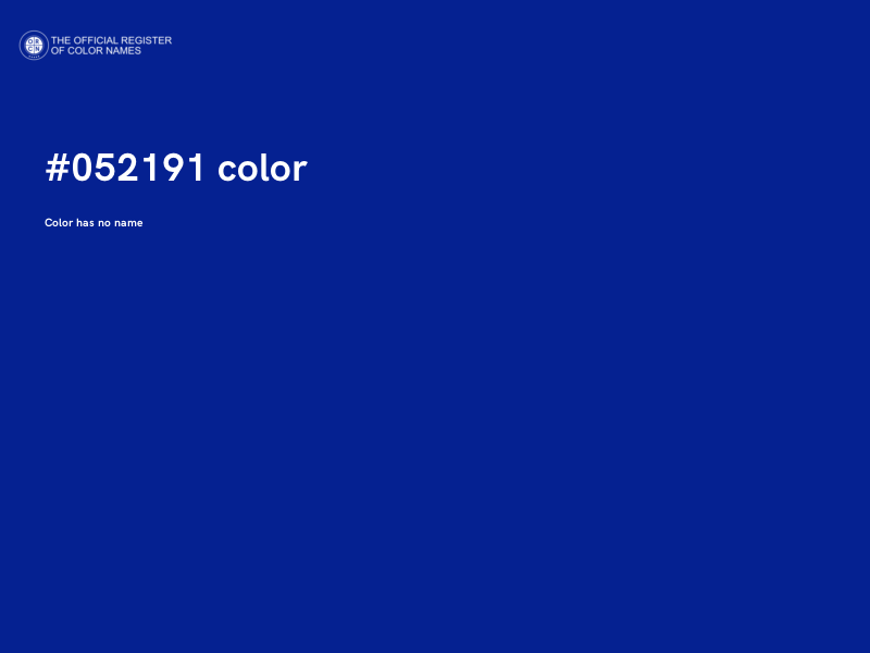 #052191 color image