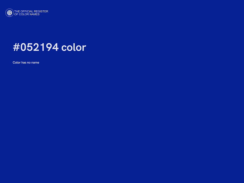 #052194 color image