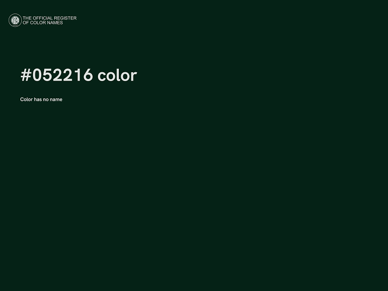 #052216 color image