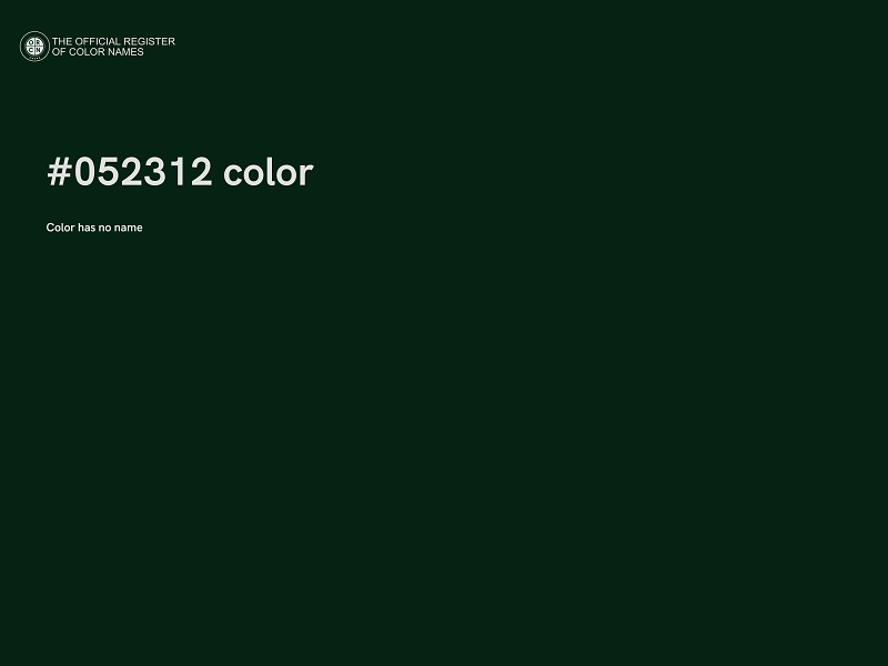 #052312 color image