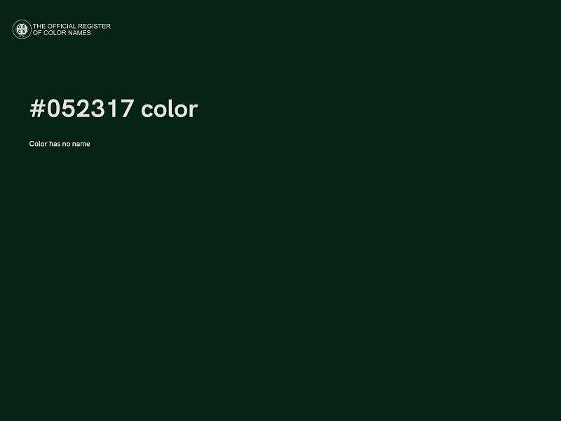 #052317 color image