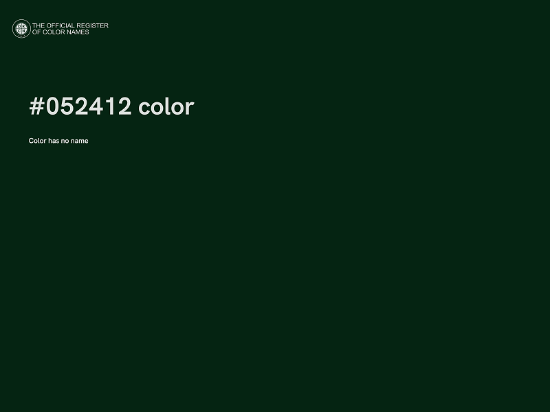 #052412 color image