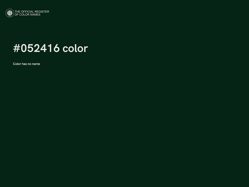 #052416 color image