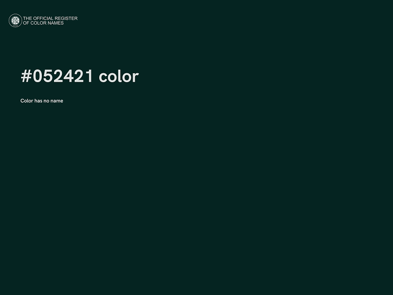 #052421 color image