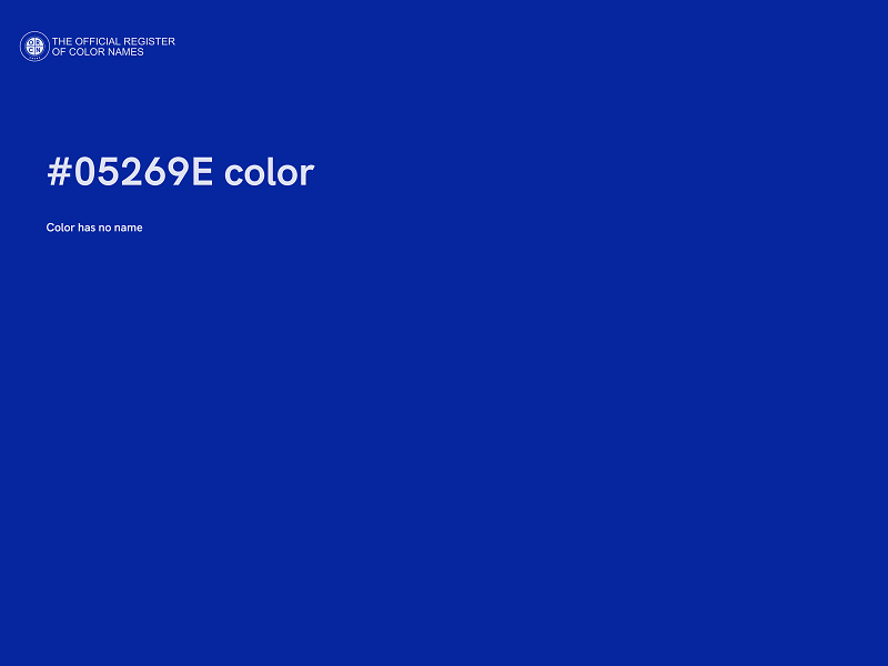 #05269E color image