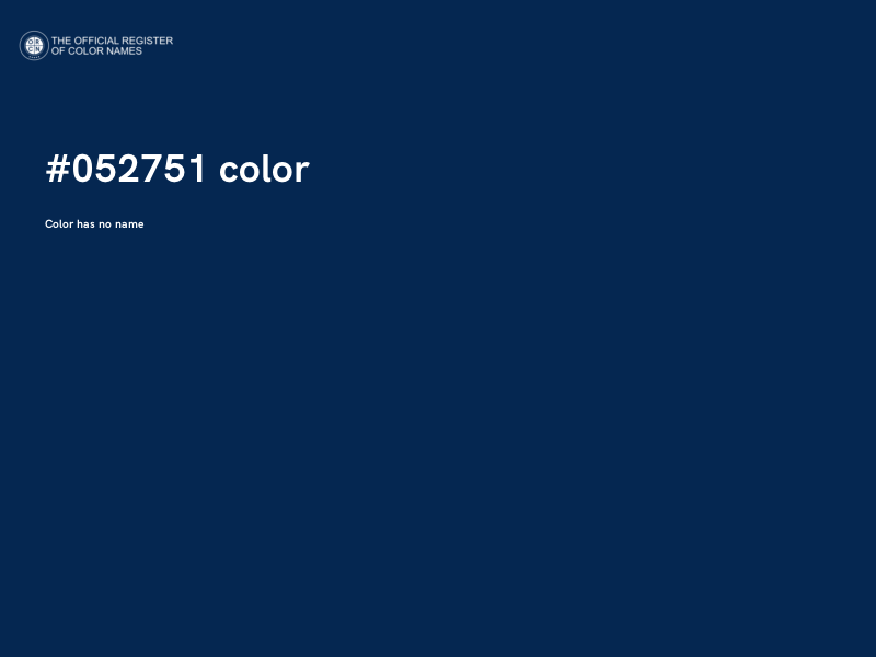 #052751 color image